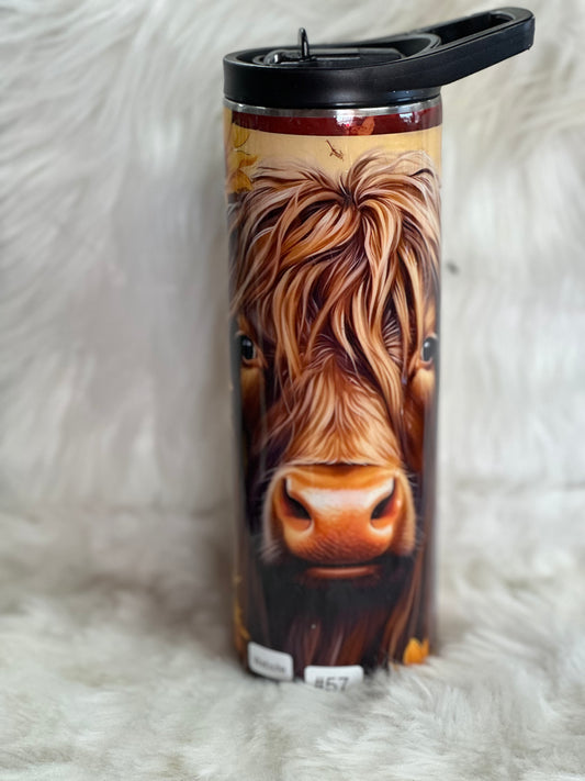 #57 20oz cow tumbler