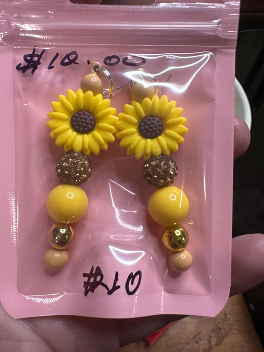 #10 flower earrings set