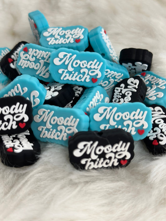 #71 Moody _itch silicone focal beads