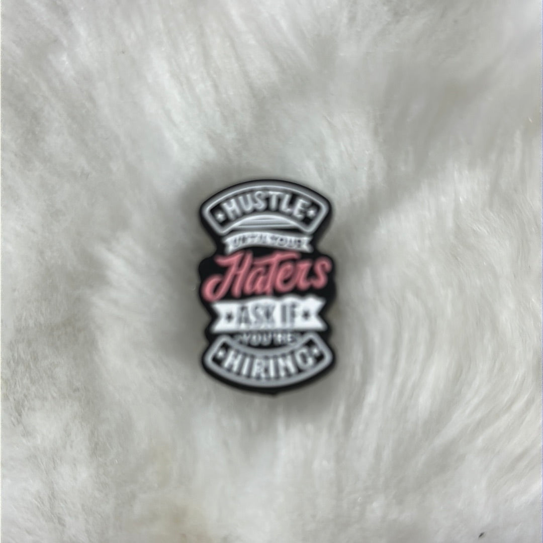 #258 haters silicone focal beads
