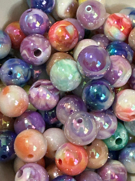 #8 acrylic bead mix