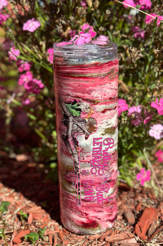 #24 Pretty in pink 30oz RTS tumbler