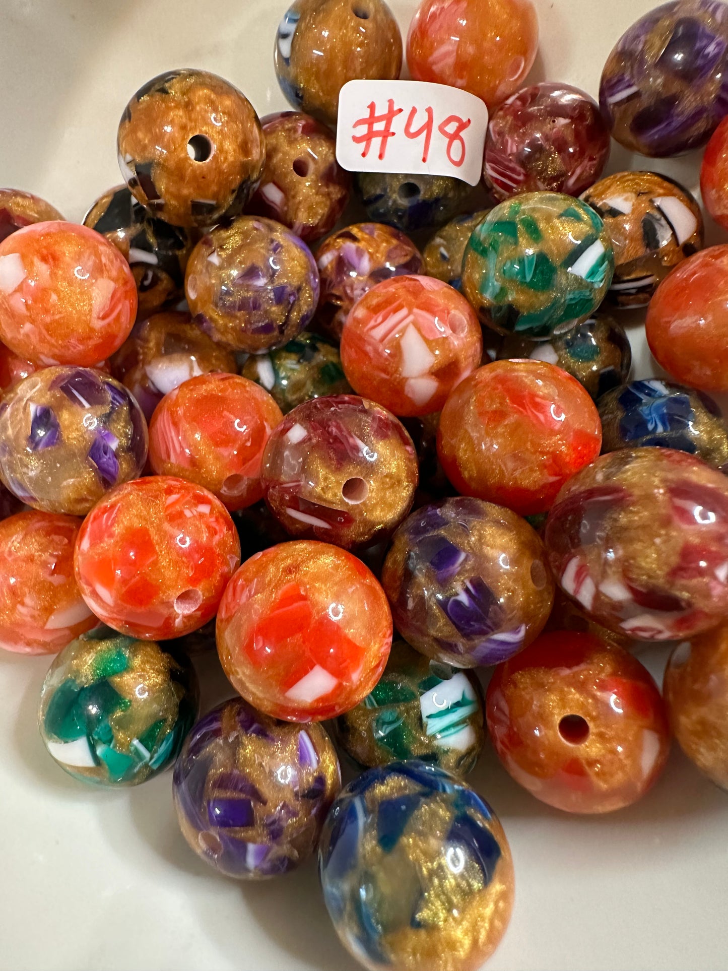 #48 16mm bead mix