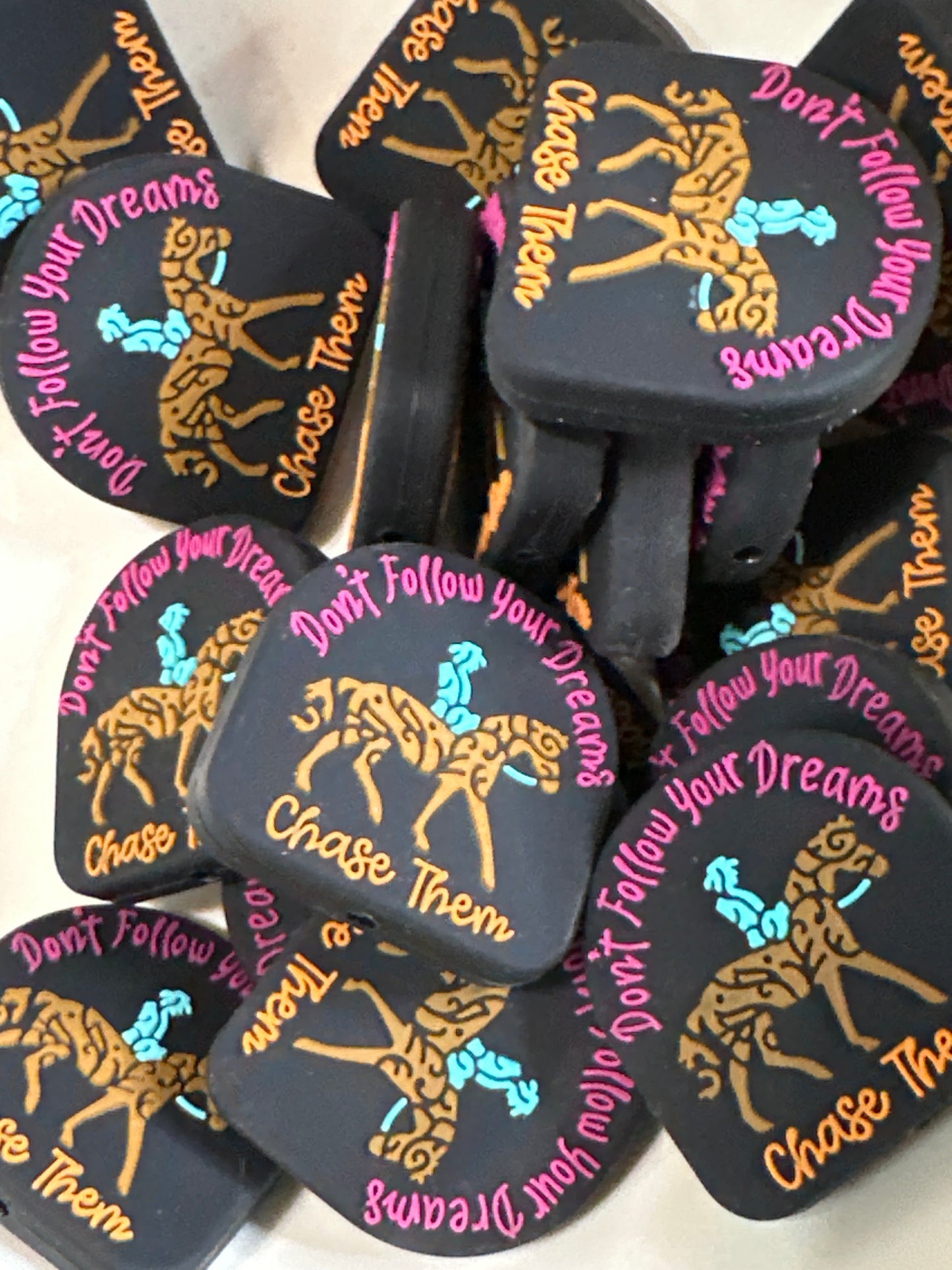 #494 don’t follow your dreams silicone focal beads