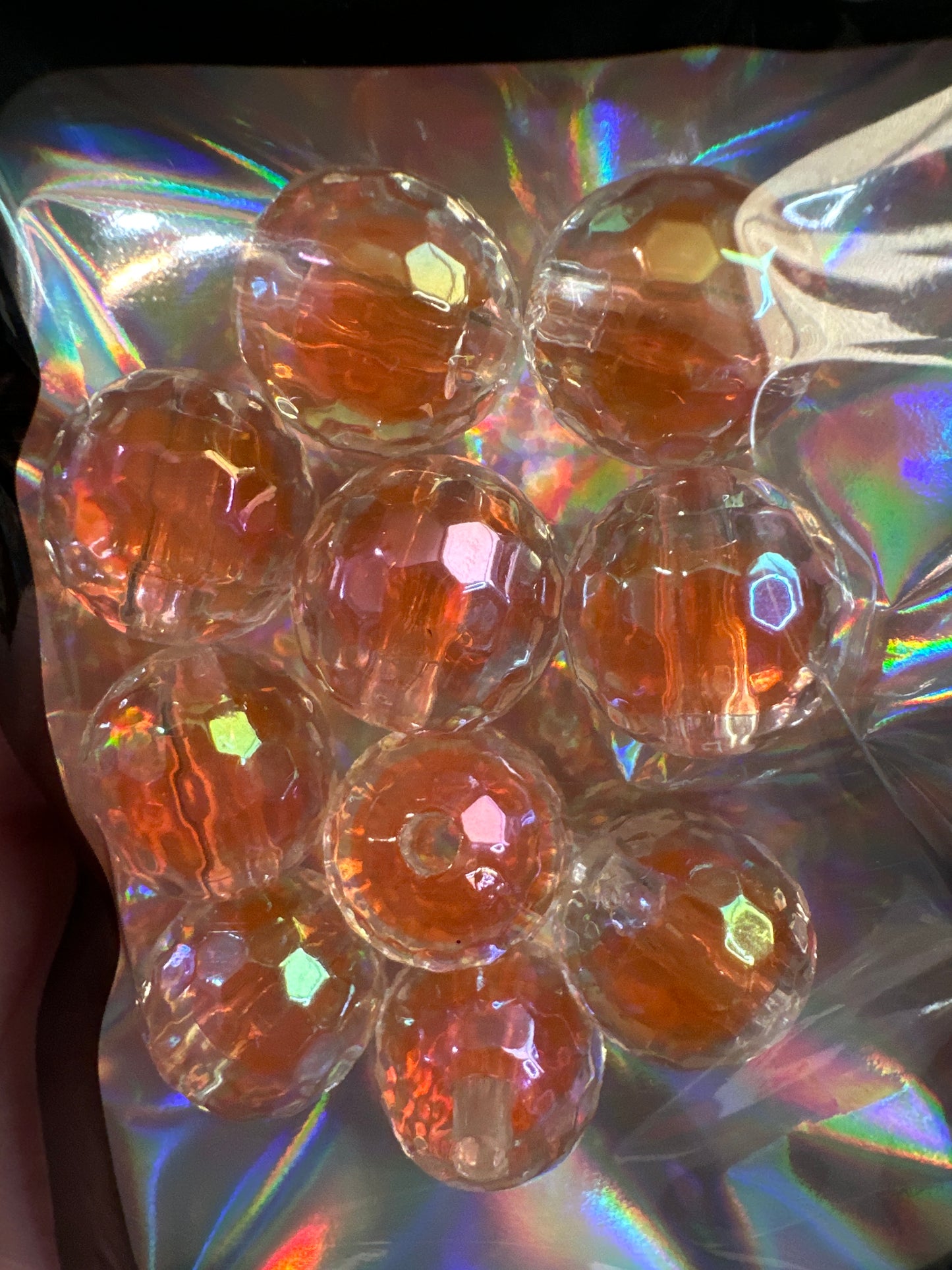 #17 16mm double layered disco beads