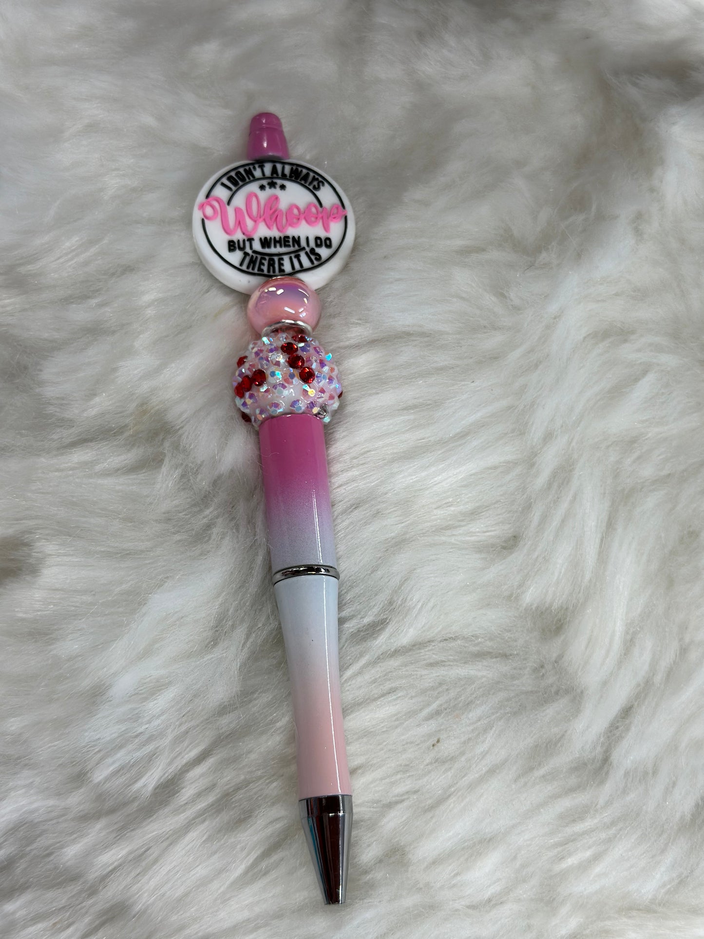 Whoops beaded pen