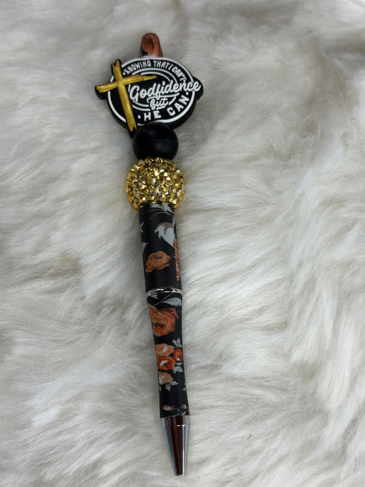 Godfidence beaded pen