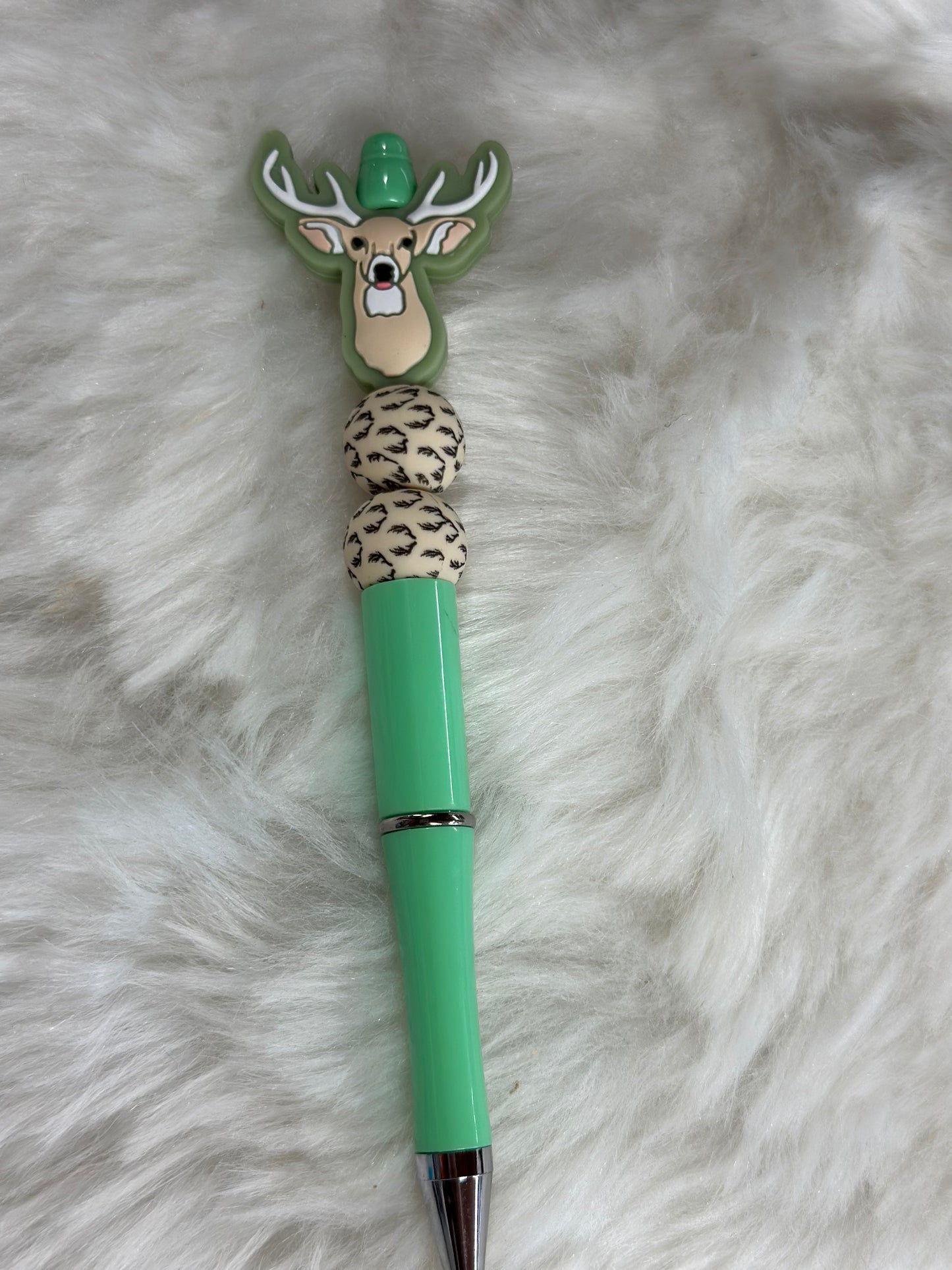 Deer beaded pen