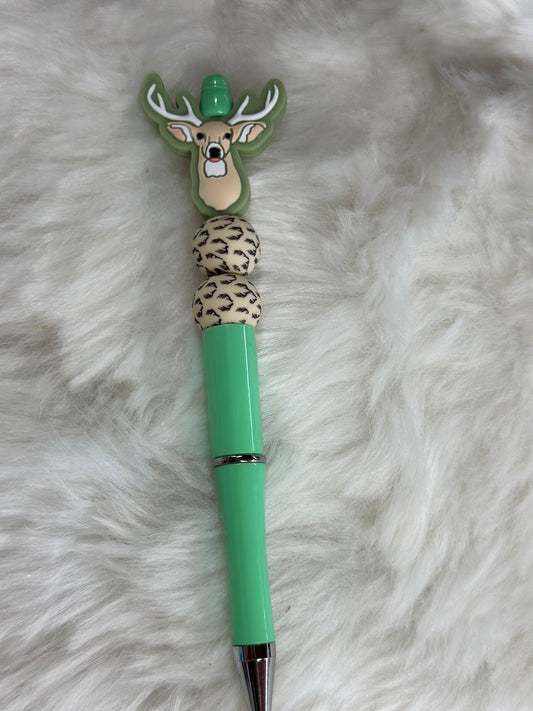 Deer beaded pen