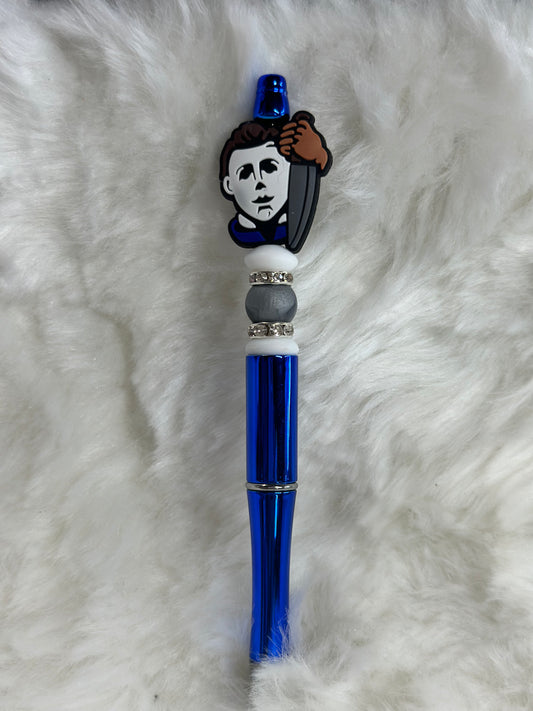 Halloween horror beaded pen
