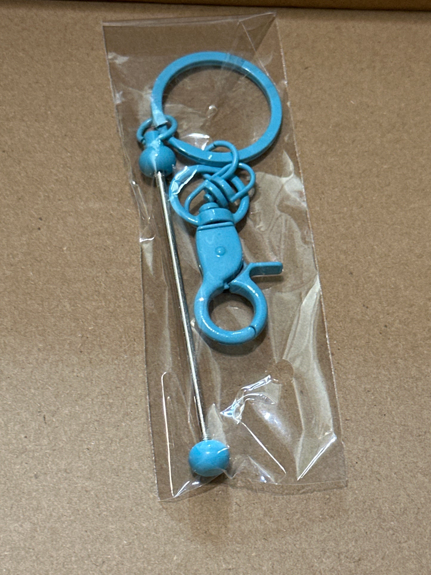 Beadable keychain bars