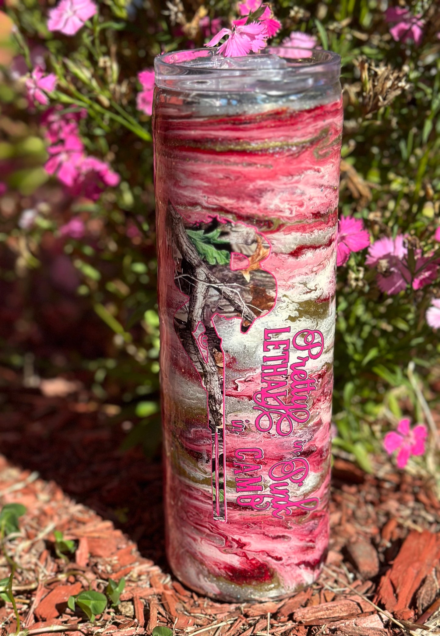 #24 Pretty in pink 30oz RTS tumbler