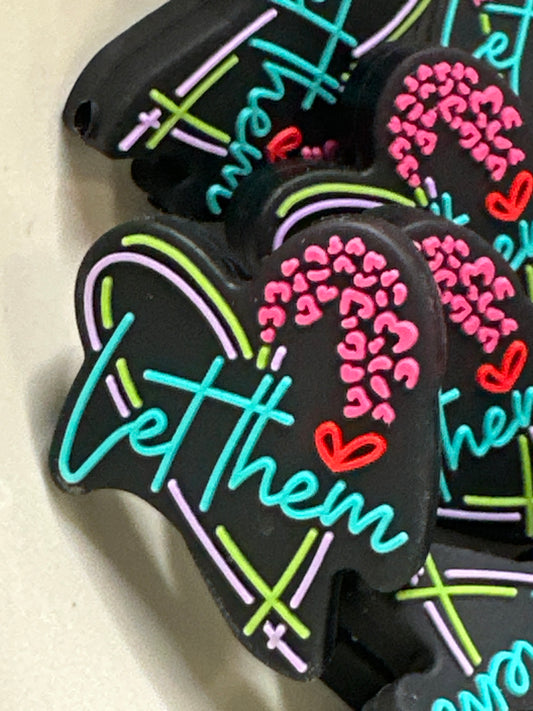 #506 let them silicone focal beads