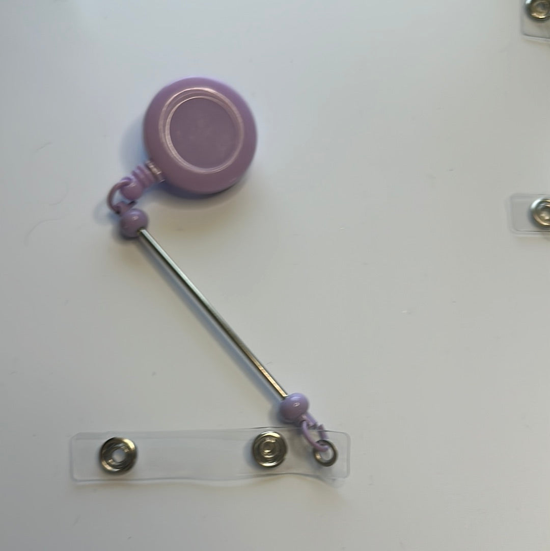 Beadable badge reel