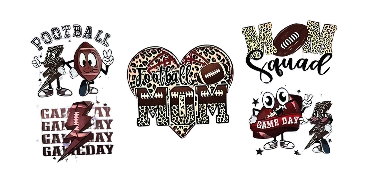 #9 football mom UVDTF wrap