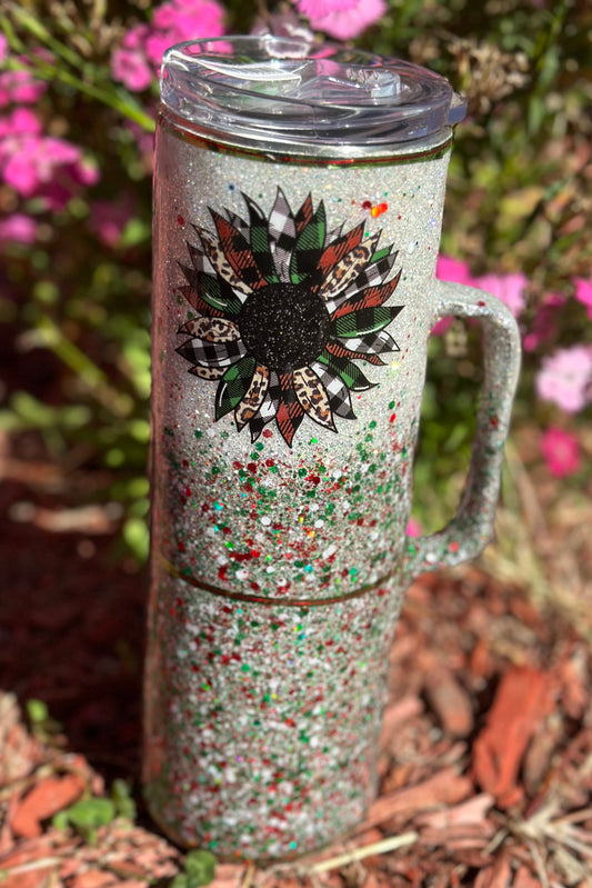 #18 Christmas 30oz with handle RTS tumbler