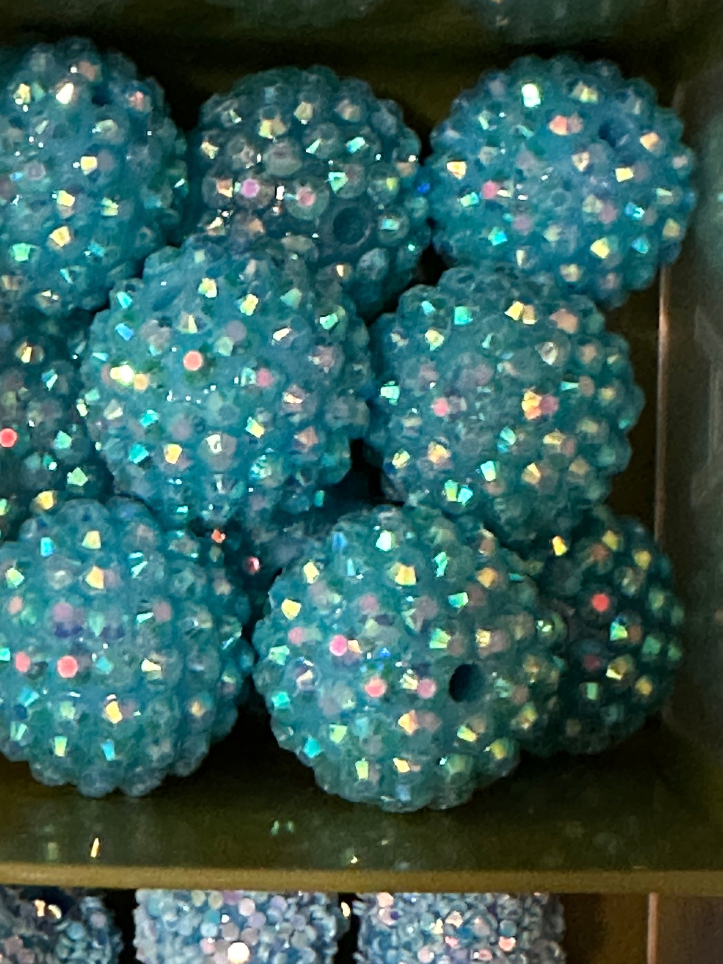 20mm rhinestone acrylic beads