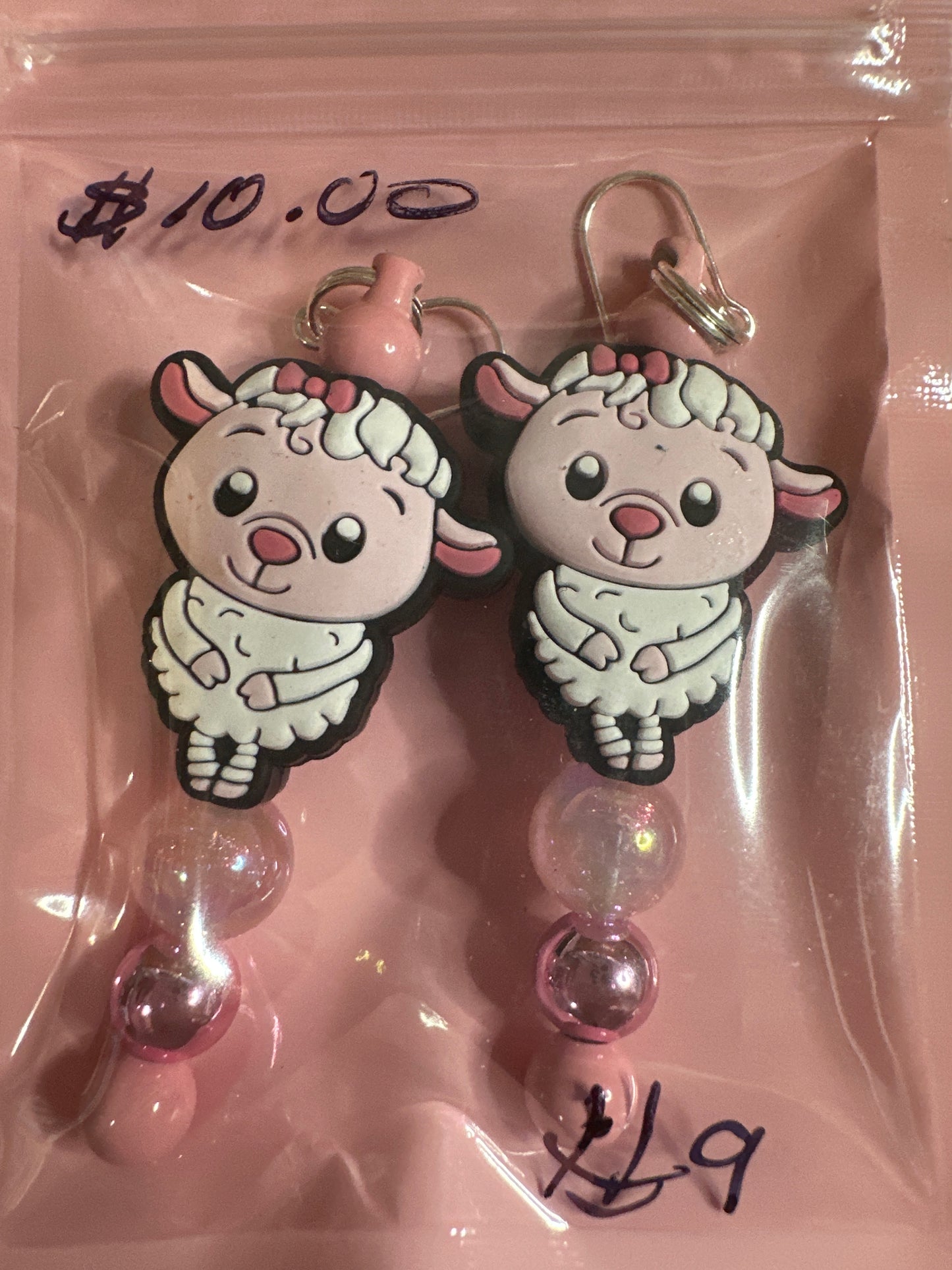 #9 sheep earrings set