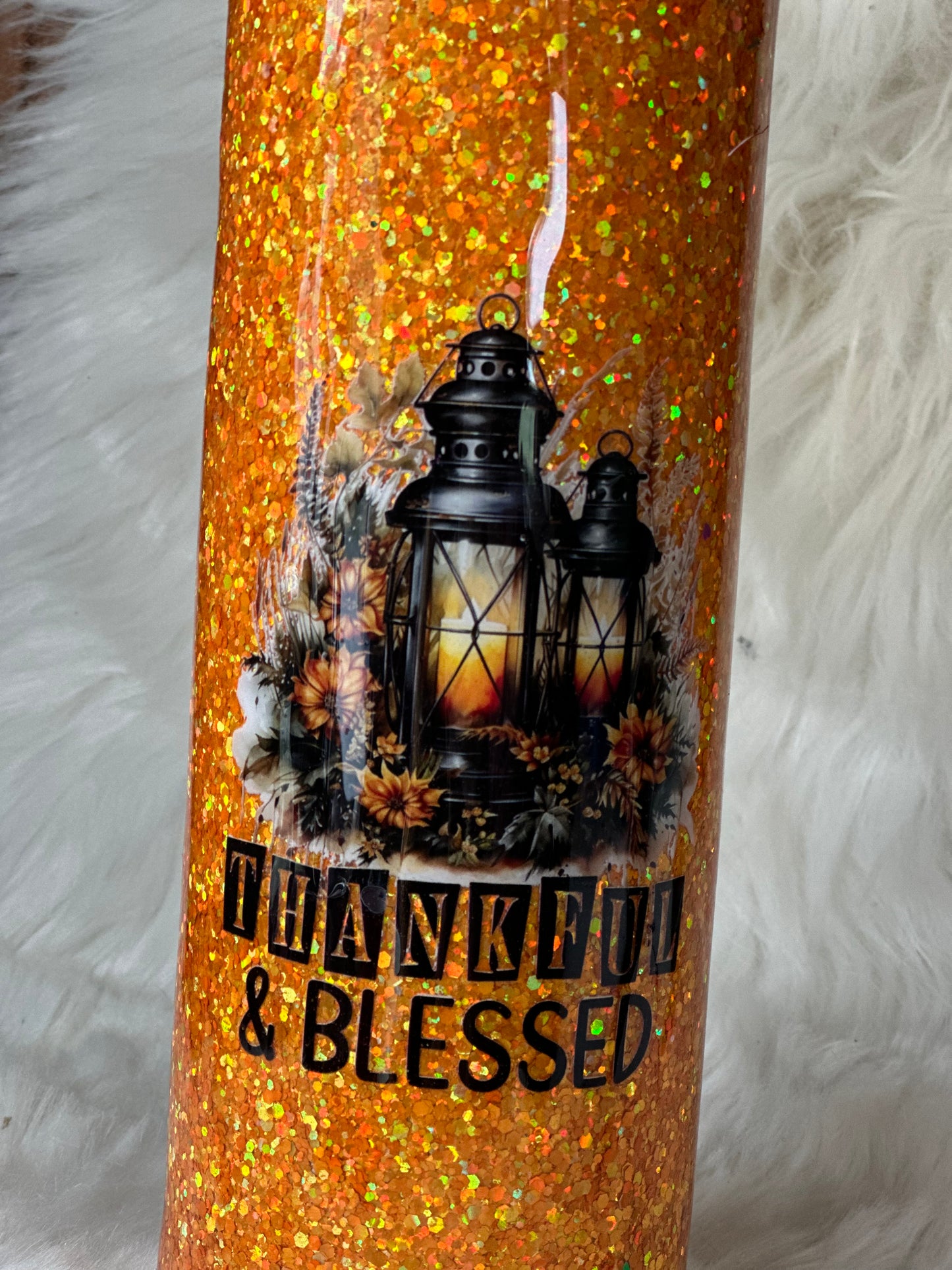 #15 30oz thankful and blessed tumbler