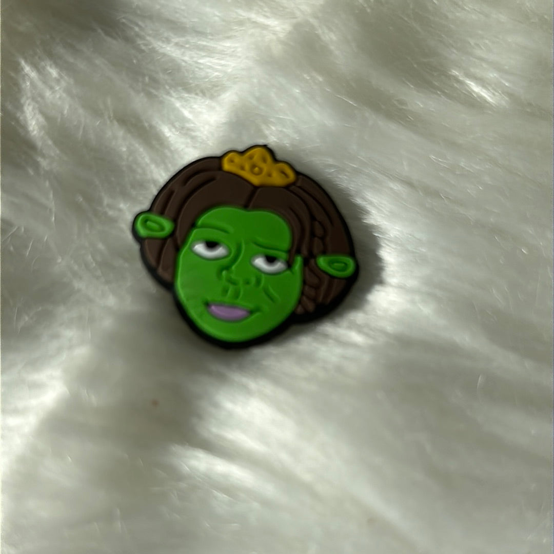 #295,#296 green monster silicone focal beads