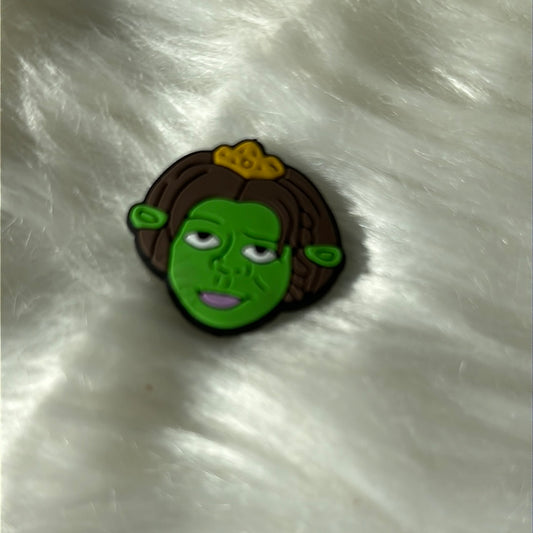 #295,#296 green monster silicone focal beads