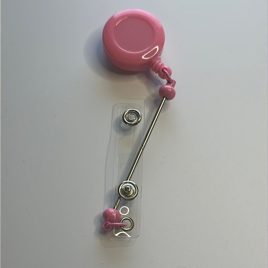 Beadable badge reel