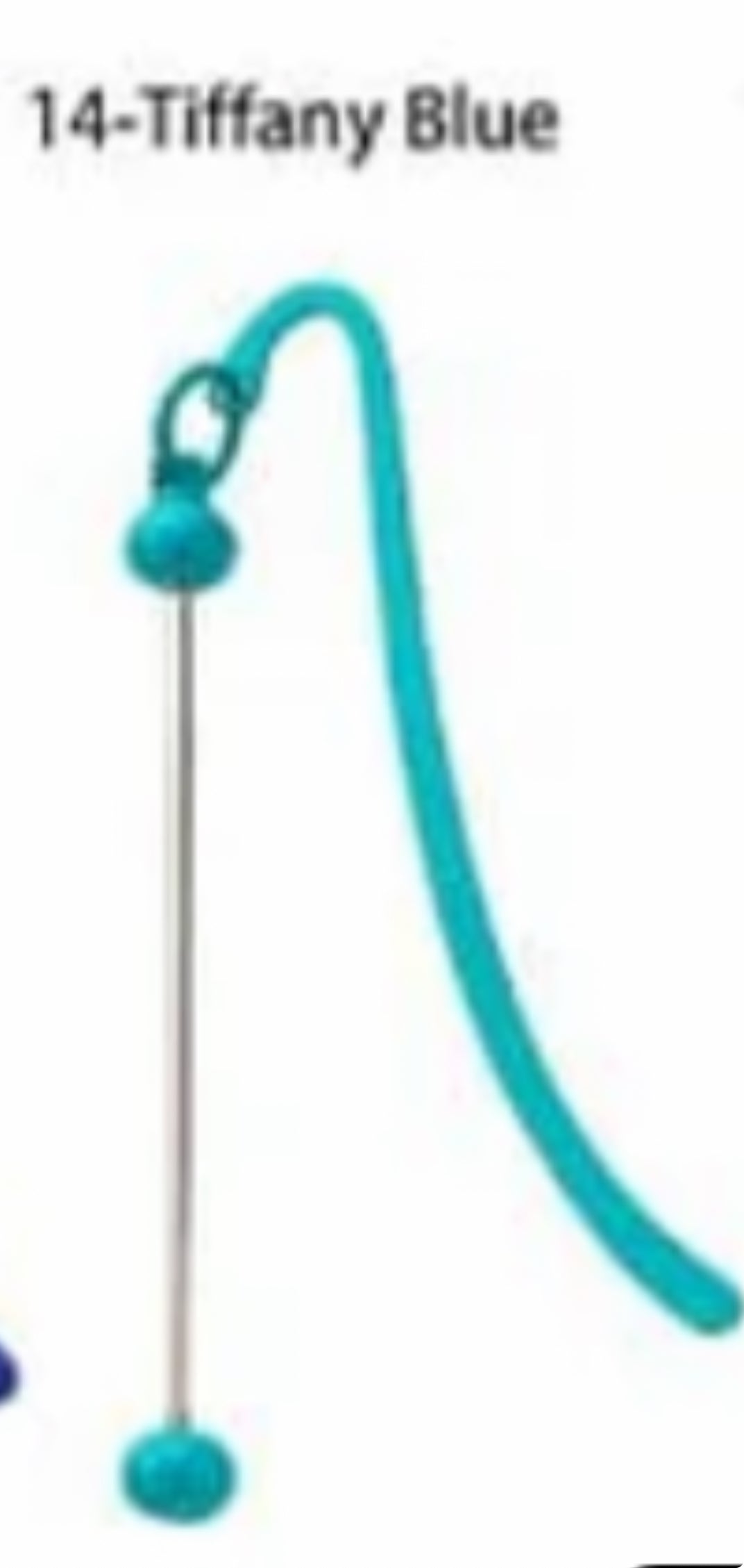 Beadable book mark