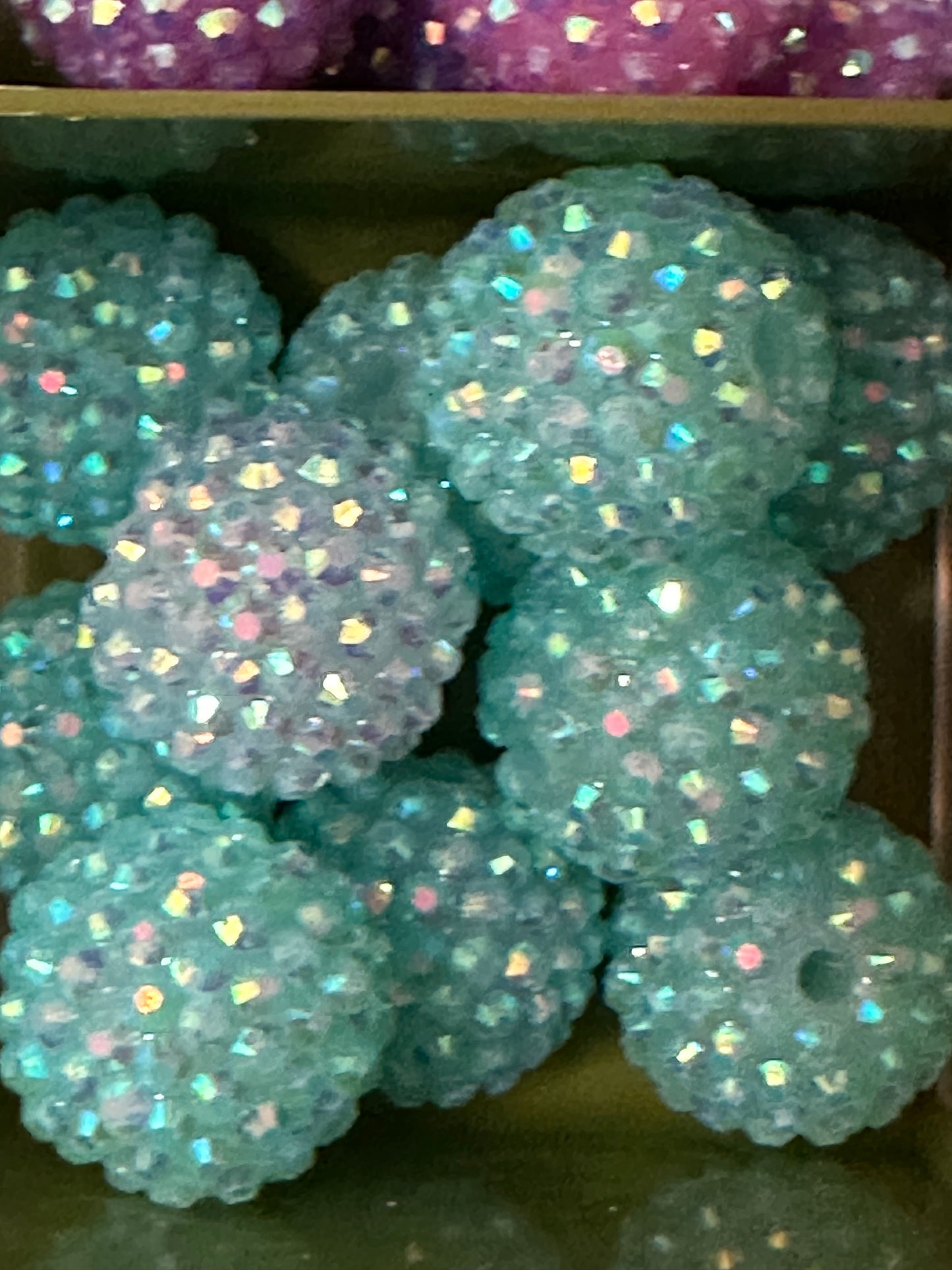 20mm rhinestone acrylic beads