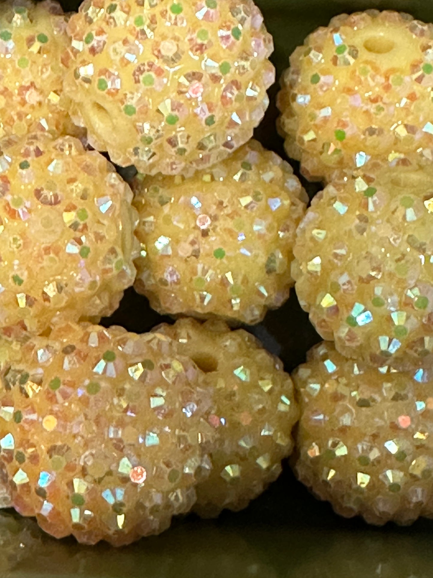 20mm rhinestone acrylic beads