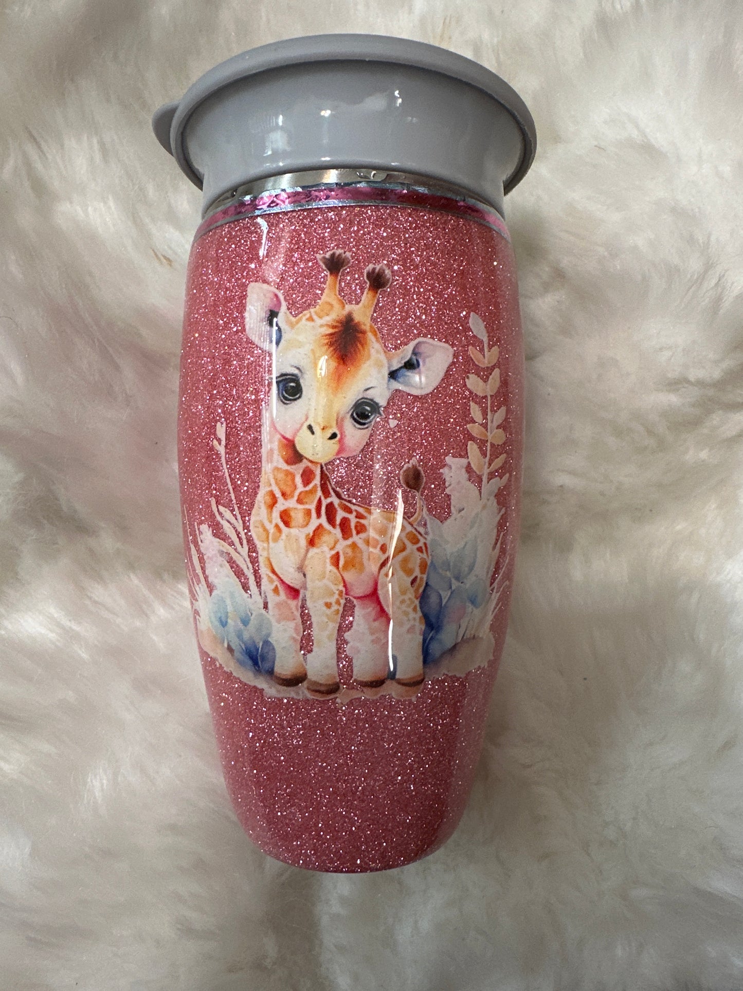 #1 Giraffe 12 ounce all around sippy cup