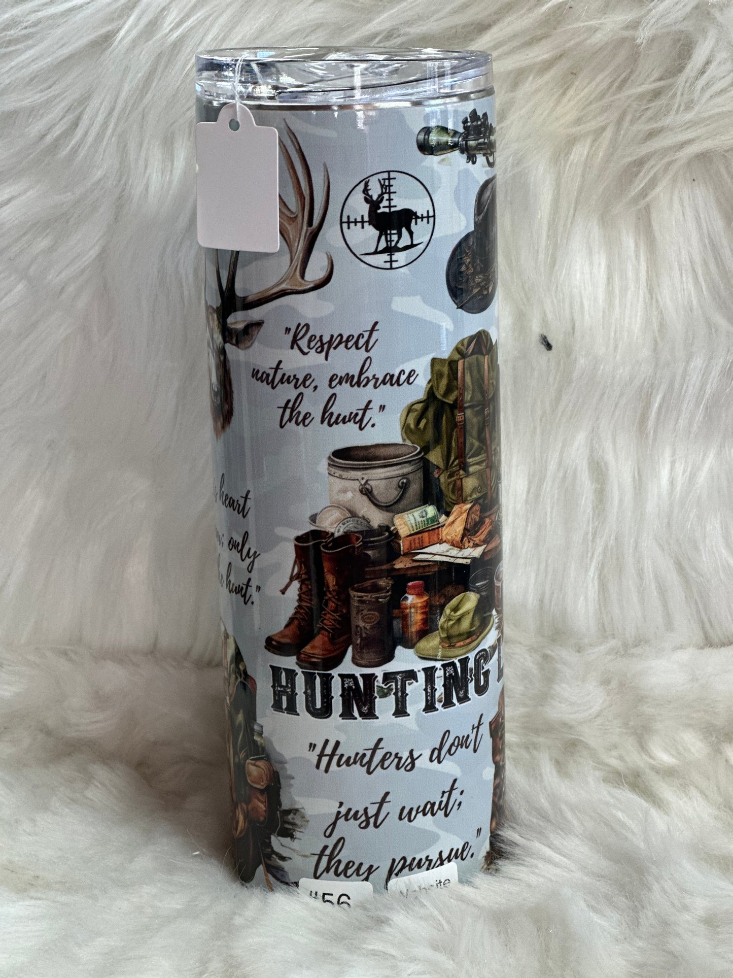 #56 20oz hunting tumbler