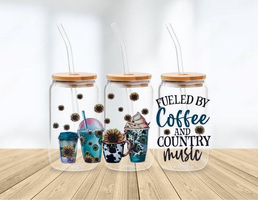 #2 Fueled by coffee UVDTF wrap