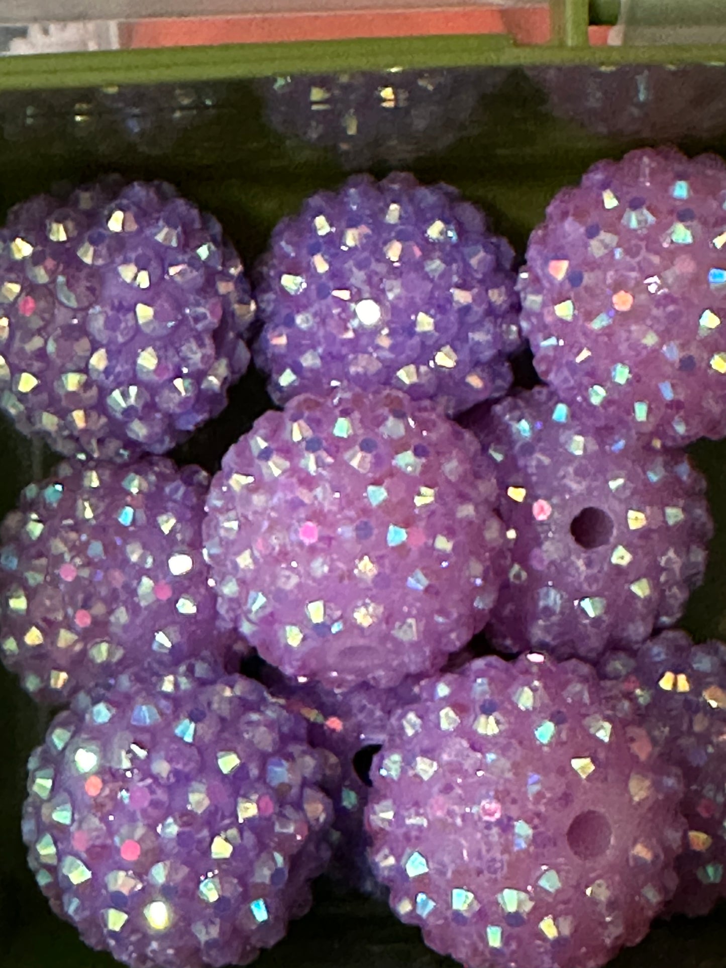 20mm rhinestone acrylic beads