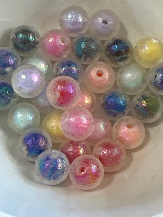 #27 16mm double layer pearl beads