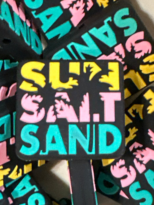 #504 sun salt and sand silicone focal beads