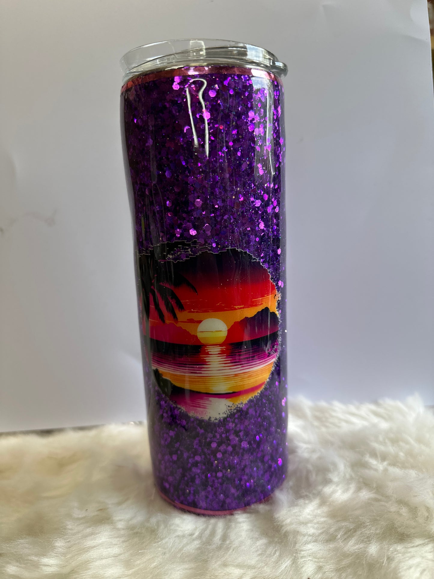 #9 20oz beach sunset tumbler