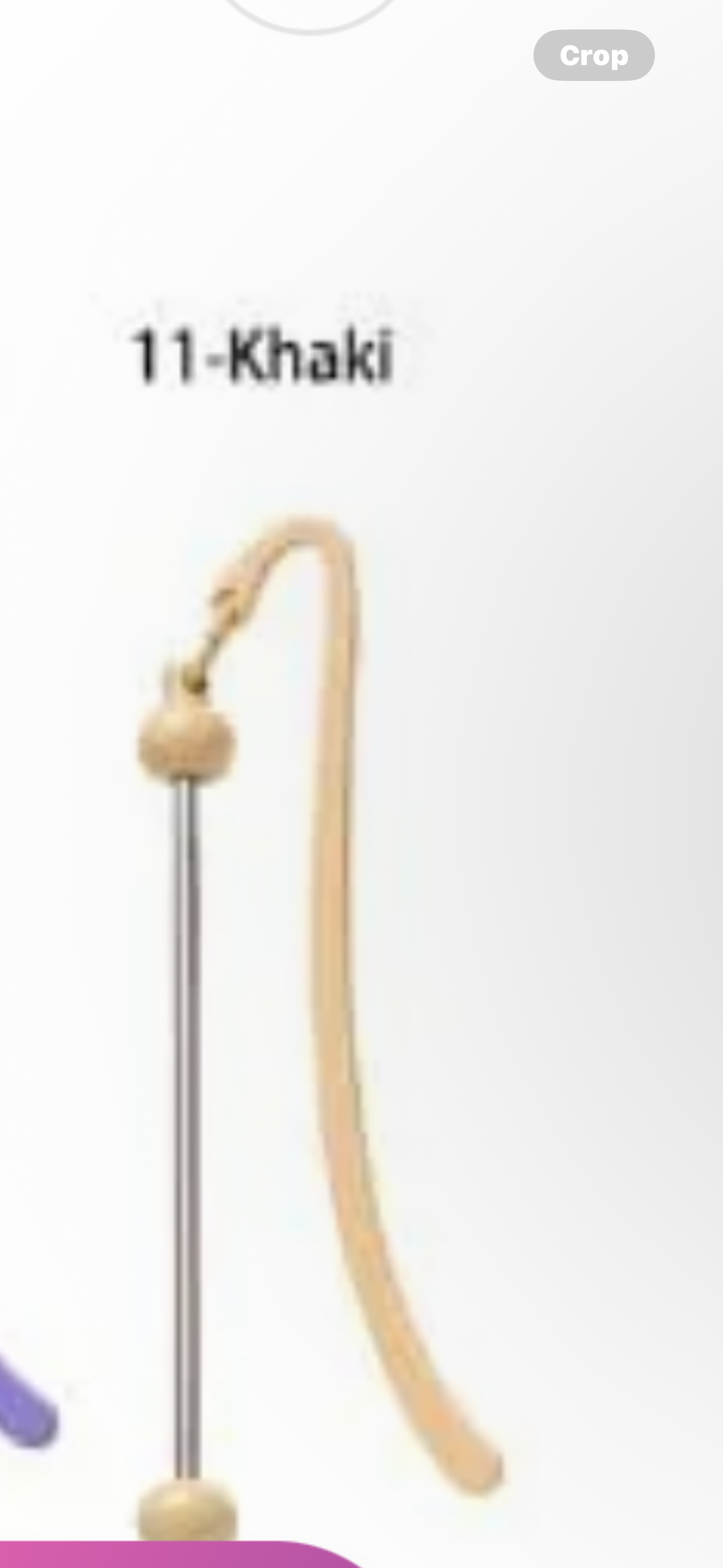 Beadable book mark