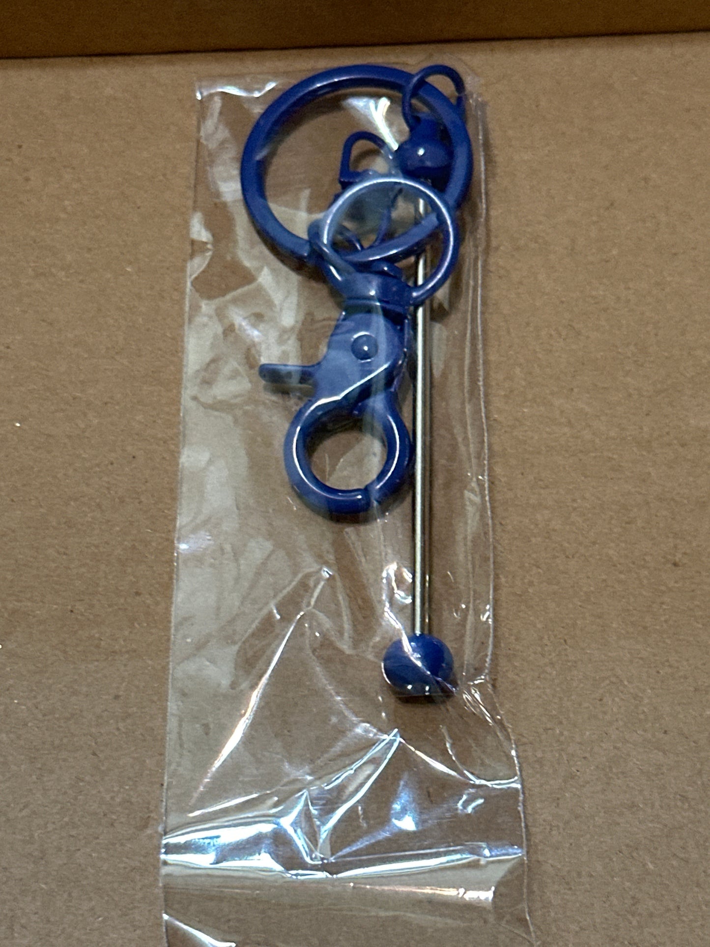 Beadable keychain bars