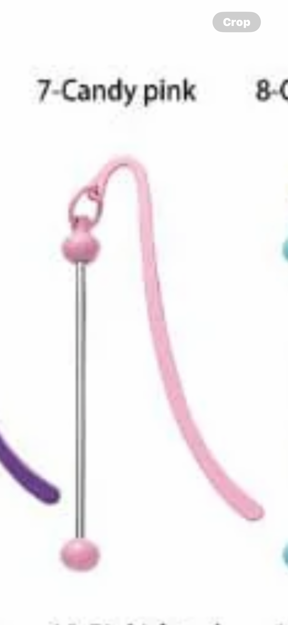 Beadable book mark
