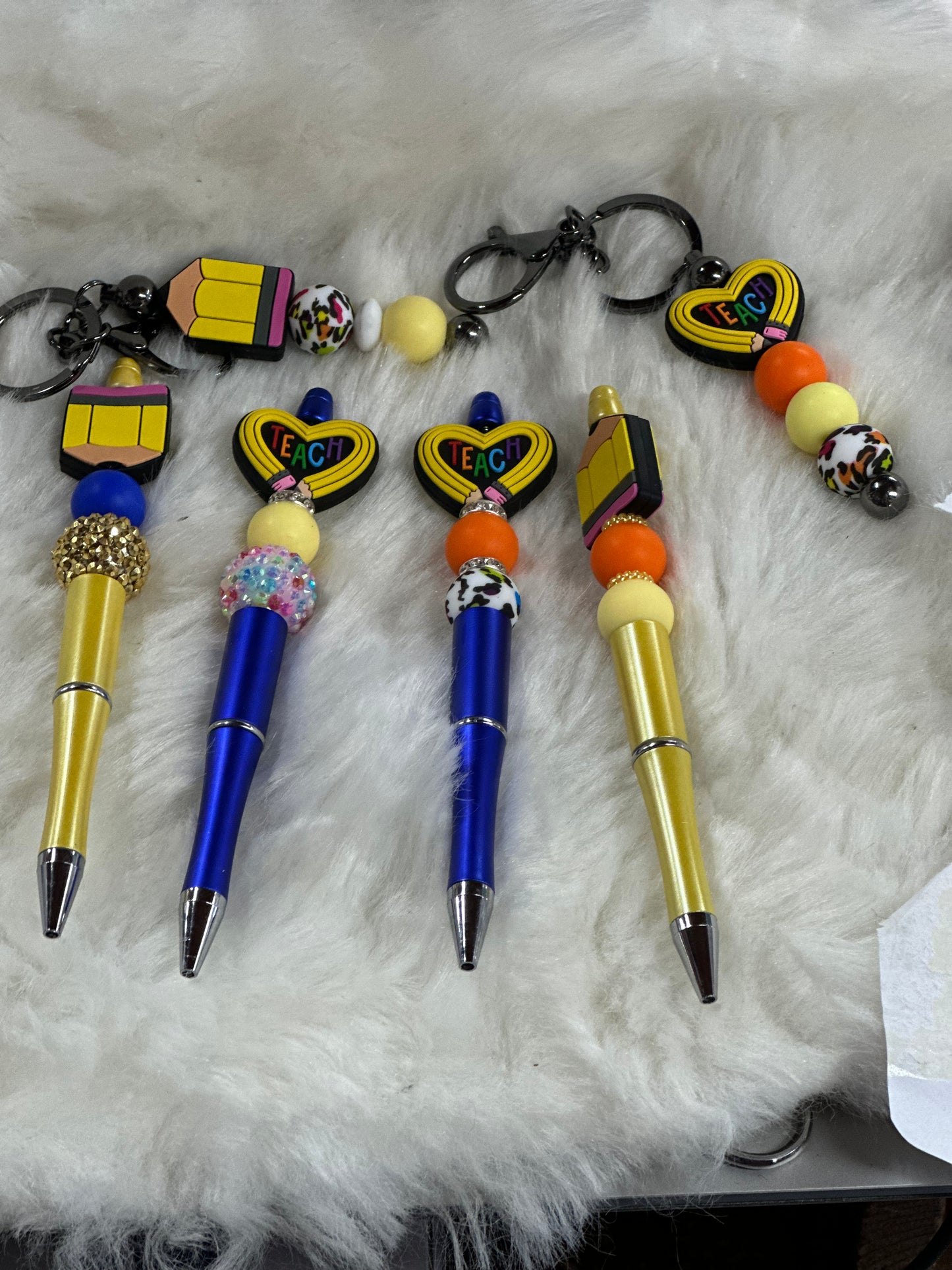 Teacher pen and keychain DIY kit