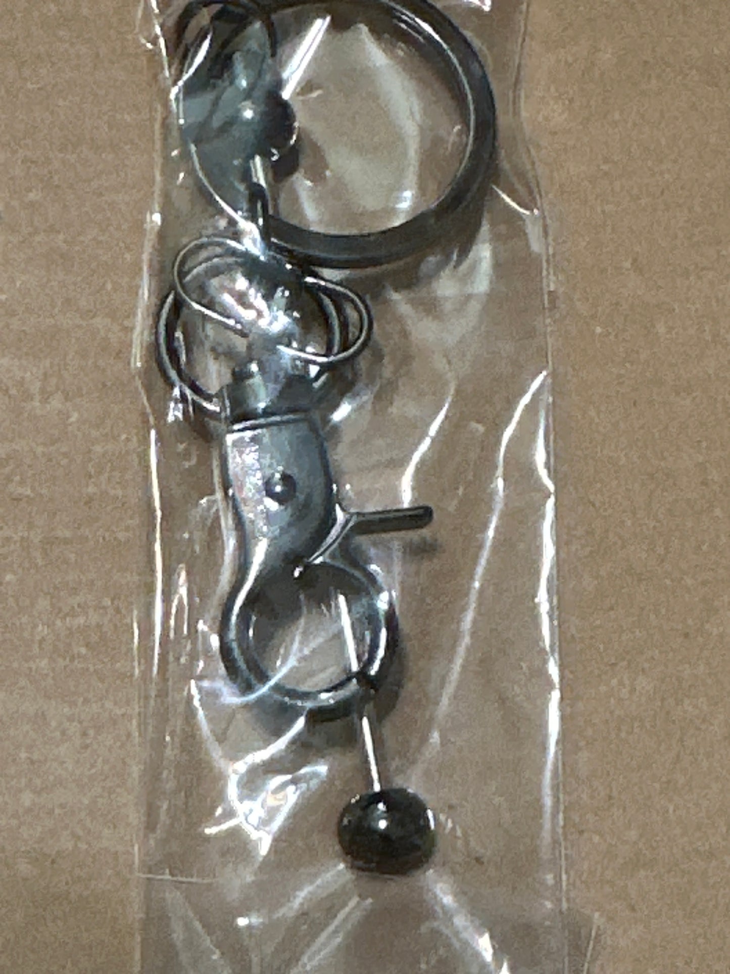 Beadable keychain bars
