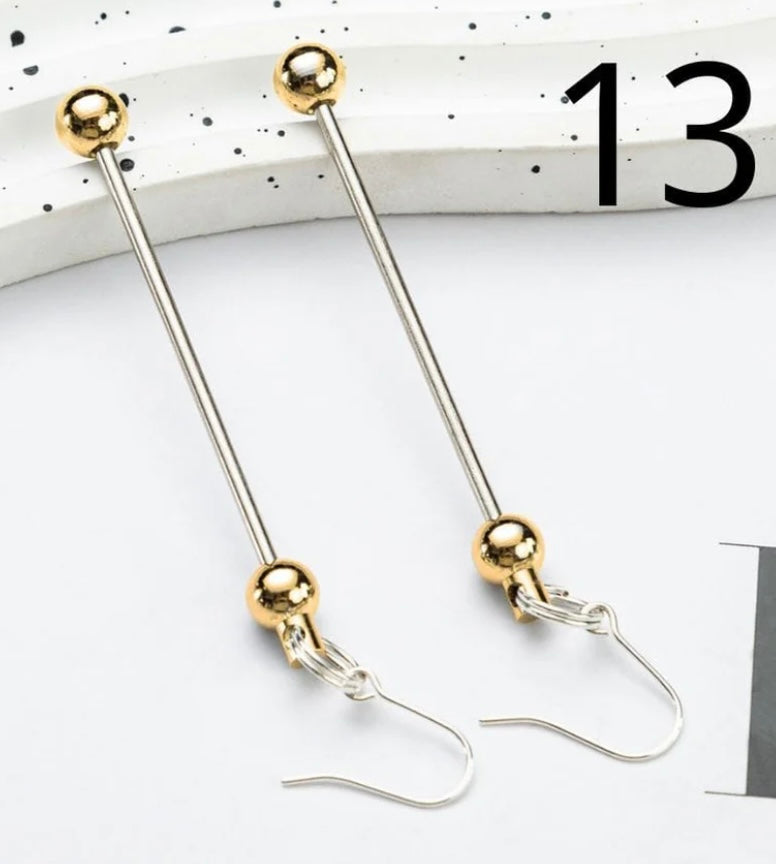 Beadable earring set blanks