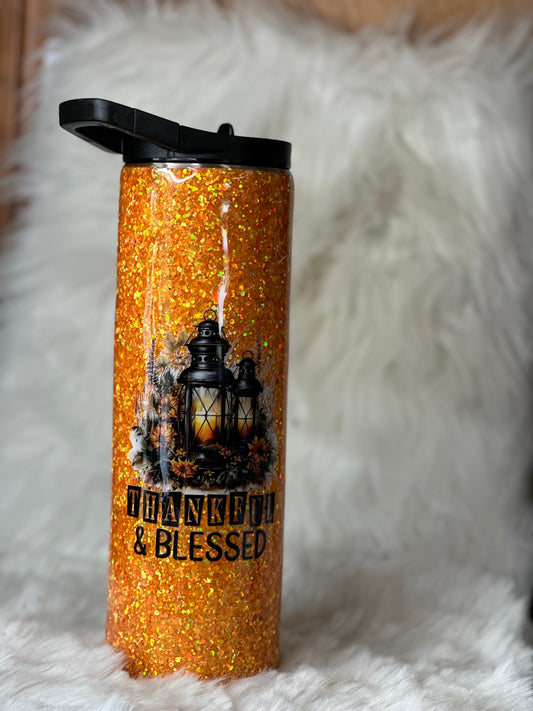 #15 30oz thankful and blessed tumbler