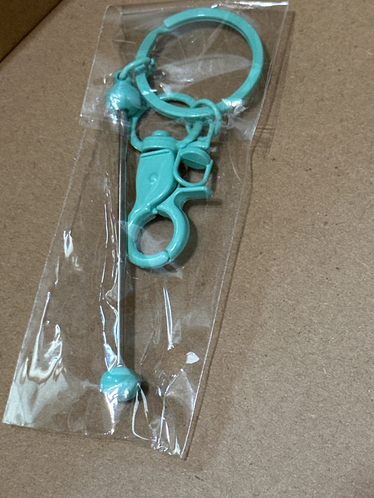 Beadable keychain bars