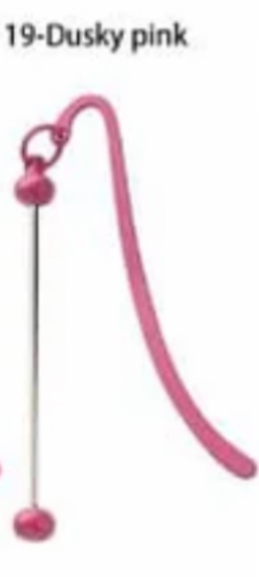 Beadable book mark