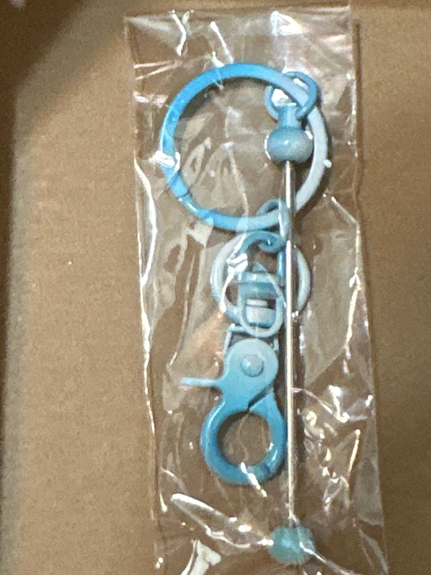 Beadable keychain bars