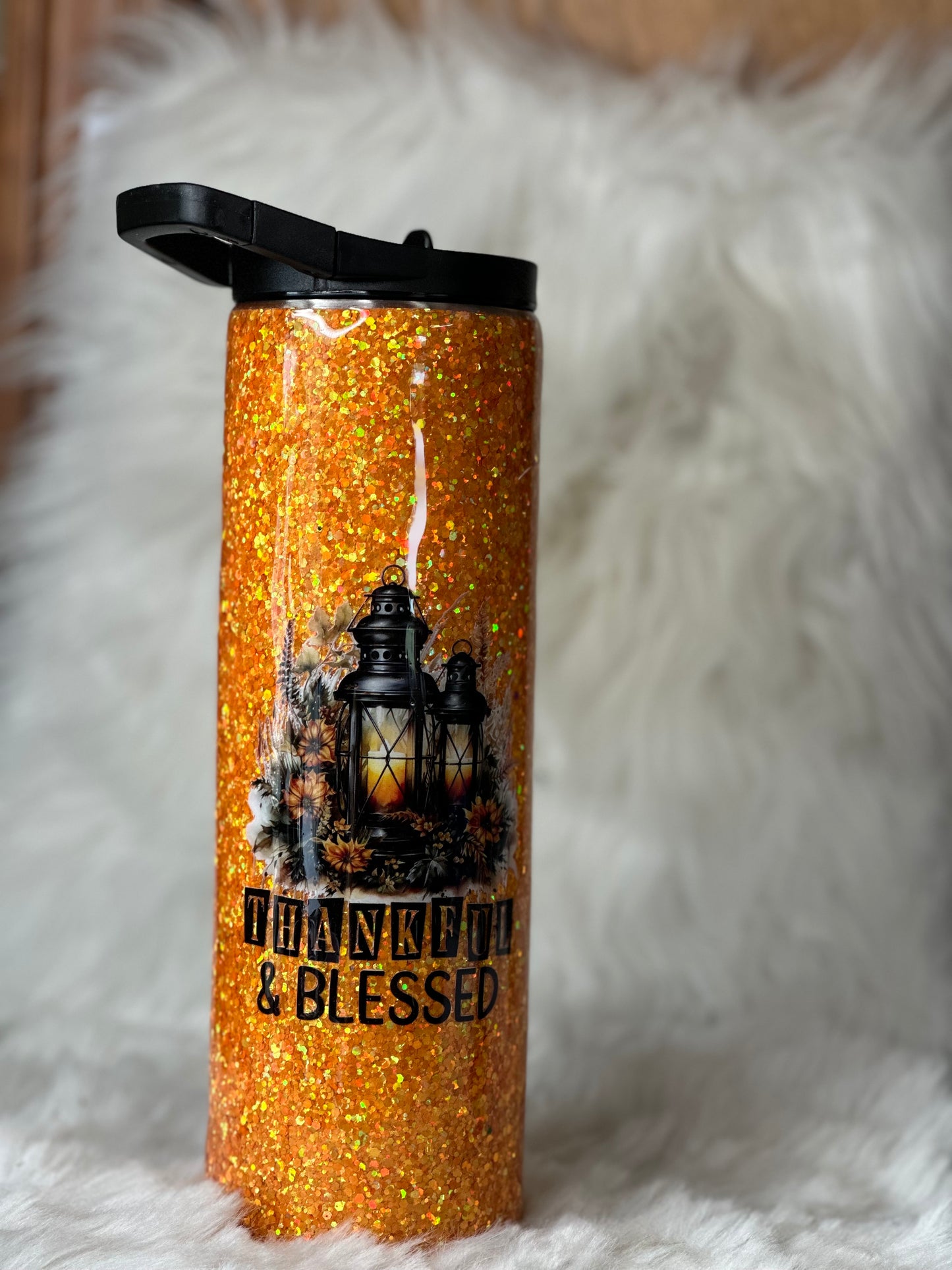 #15 30oz thankful and blessed tumbler