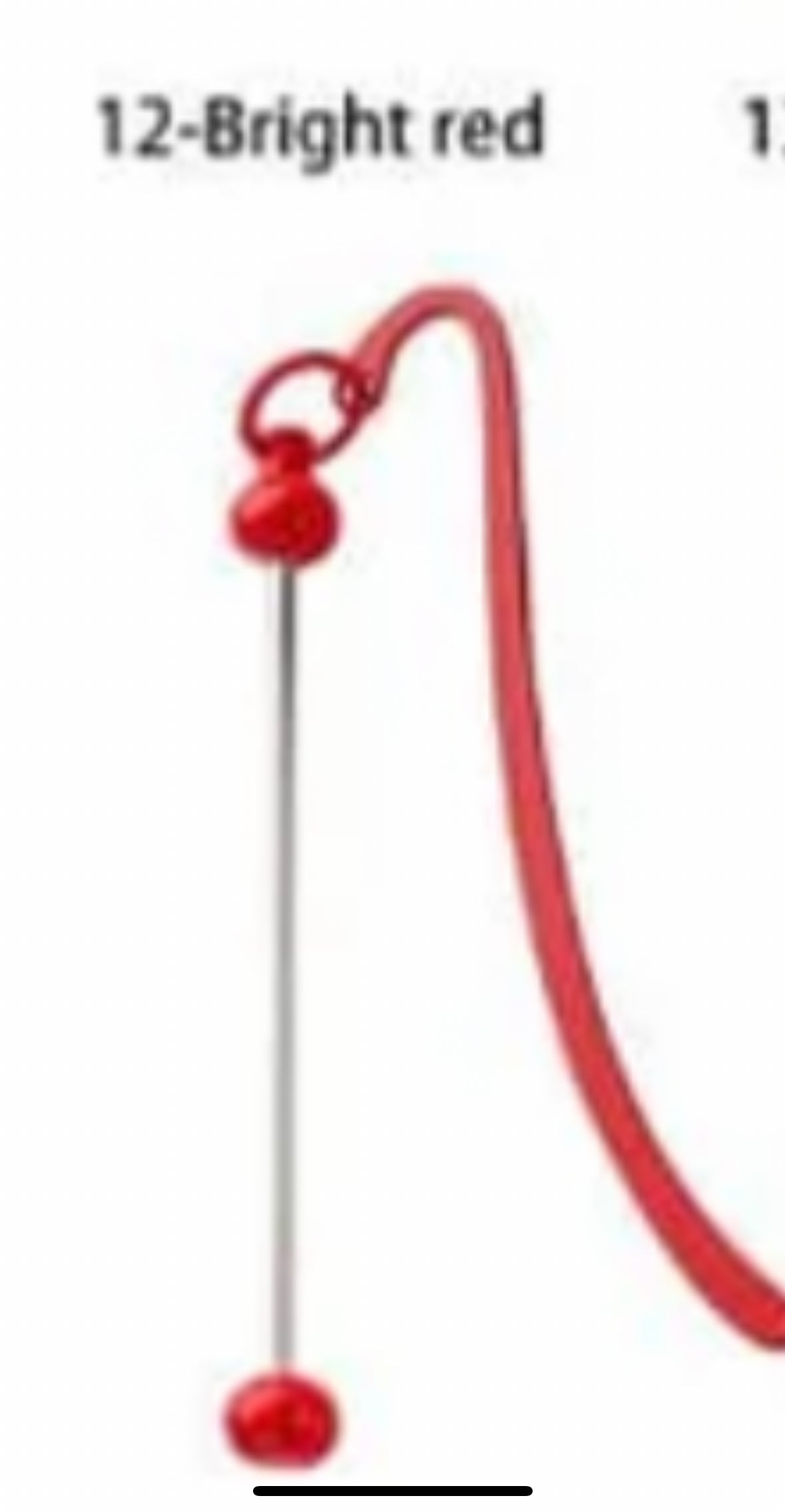 Beadable book mark