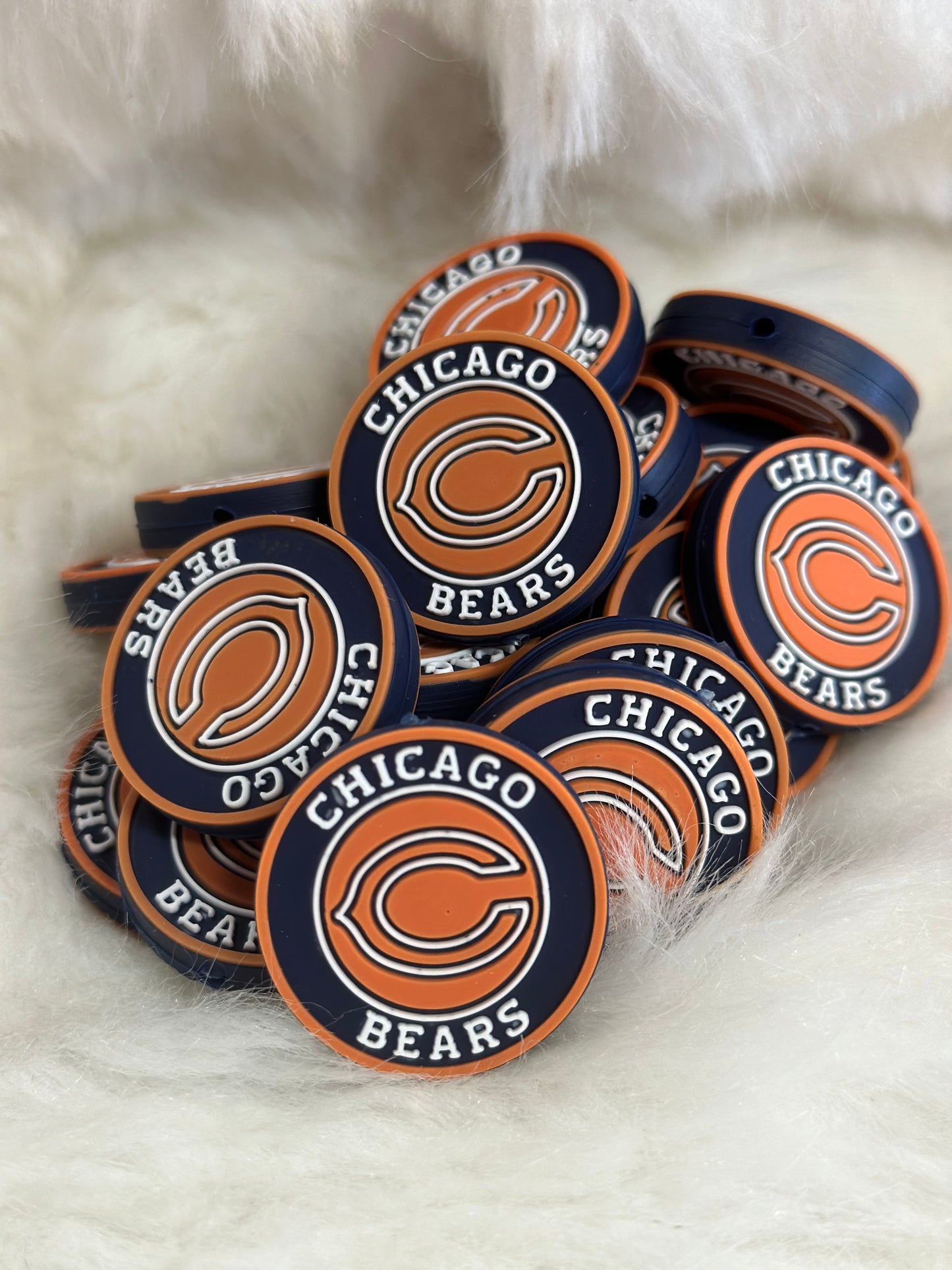 #223 bear silicone focal beads
