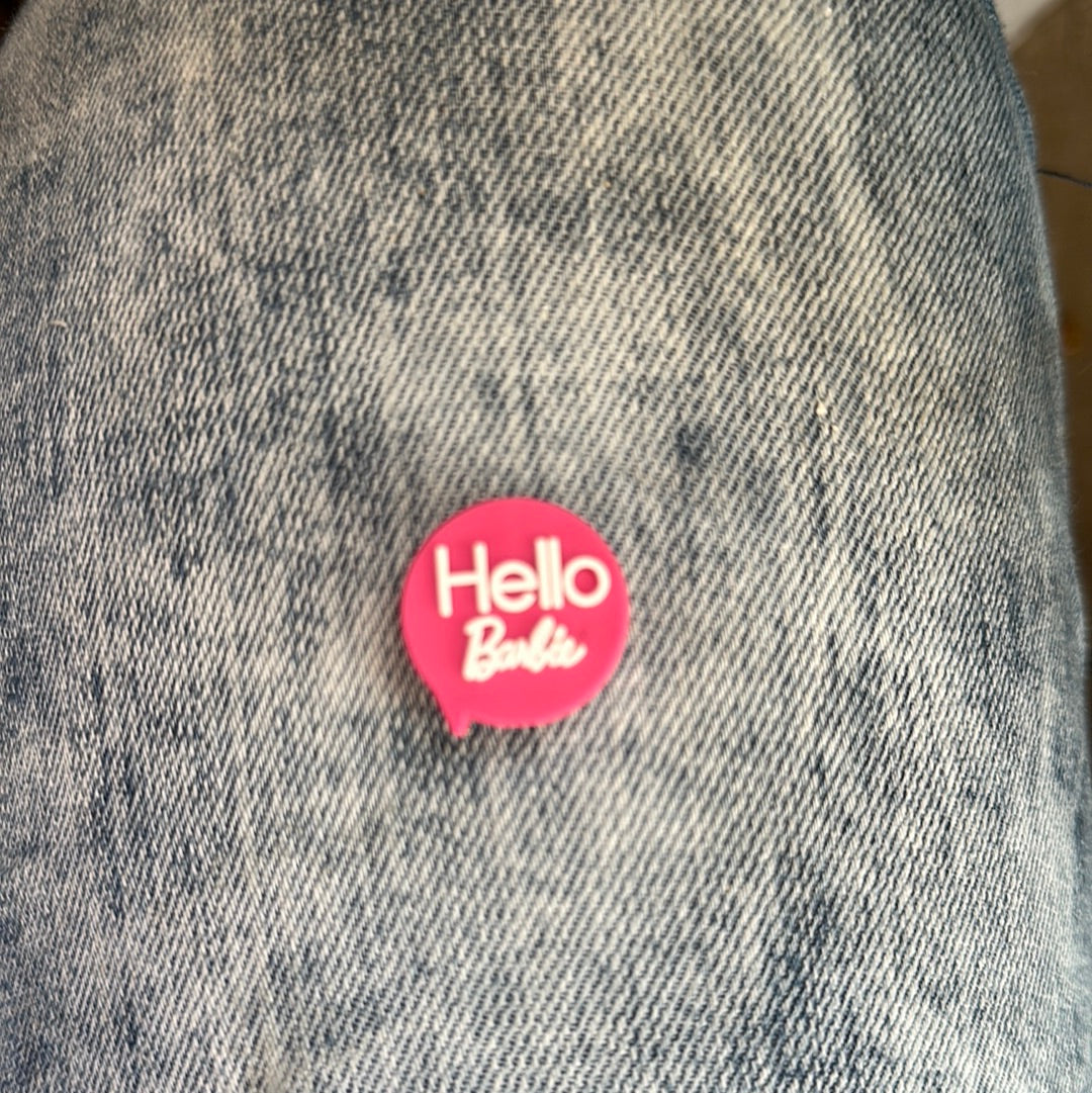 #306 hello pink silicone focal beads